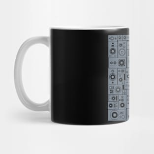 Music Speakers Grey Mug